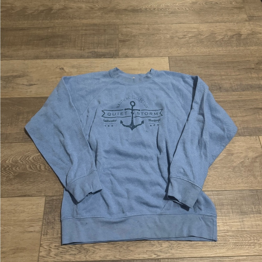 Women’s Blue quiet storm crewneck
